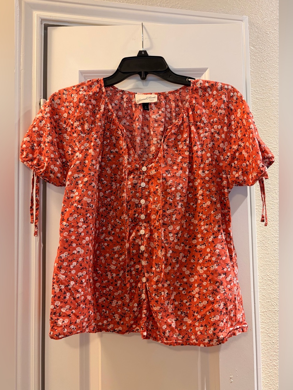 Universal Thread  Floral Button-Front Blouse